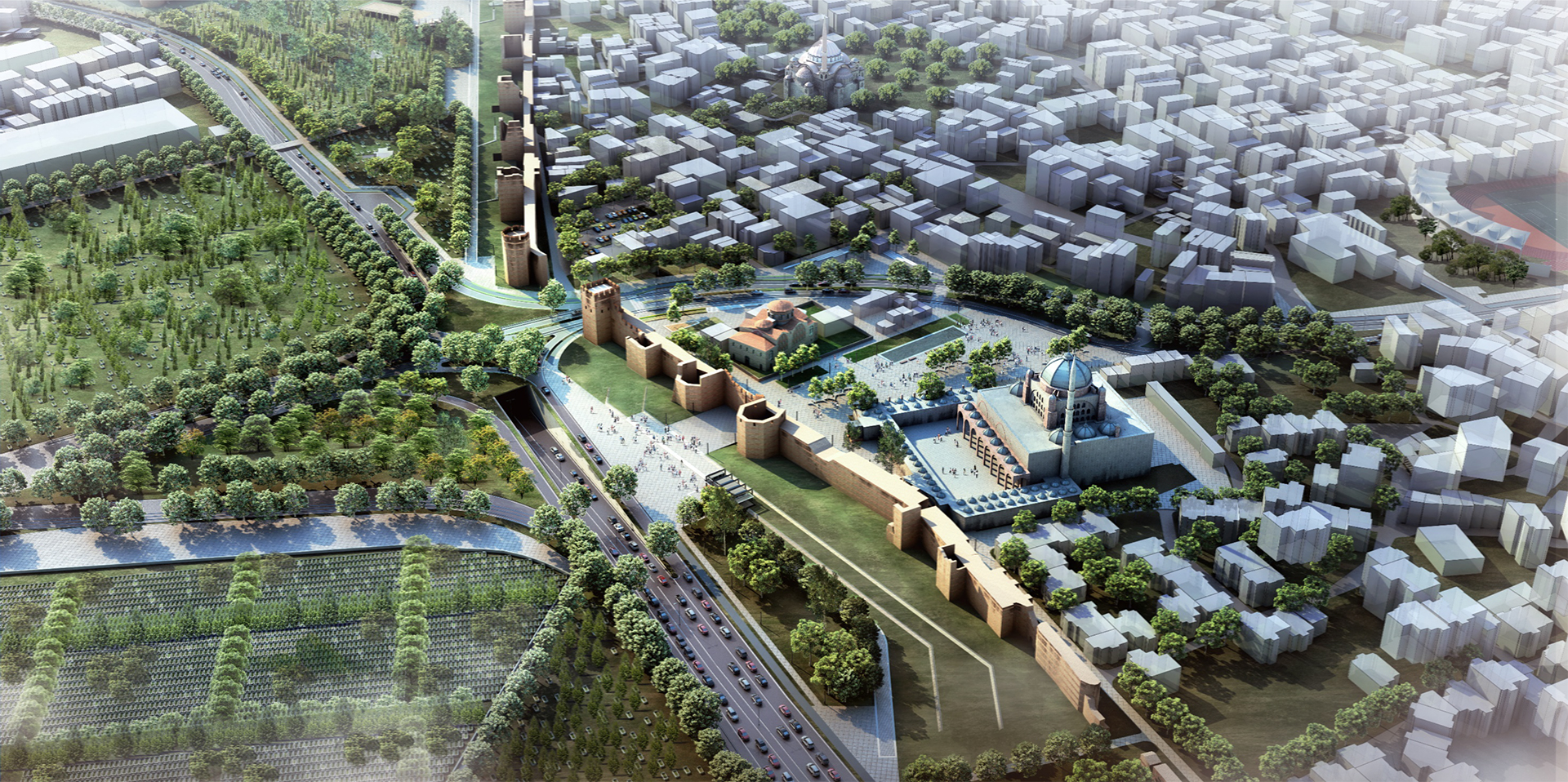 Tarihi Edirnekapı - Mihrimah Sultan Camii Çevresi