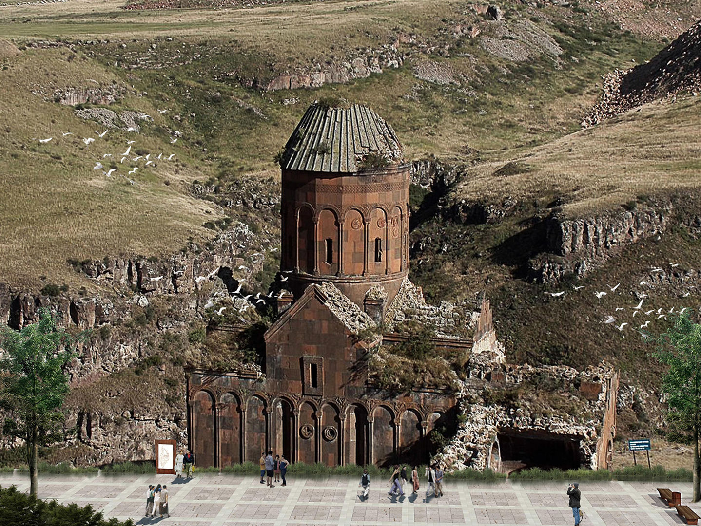 Environmental Design and a Visitor Center for Kars Ani Ruins
