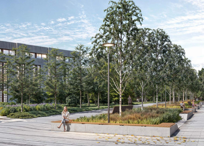 Bilkent Üniversitesi, Rektörlük ve Kütüphane Önü Yayalaştırma Projesi