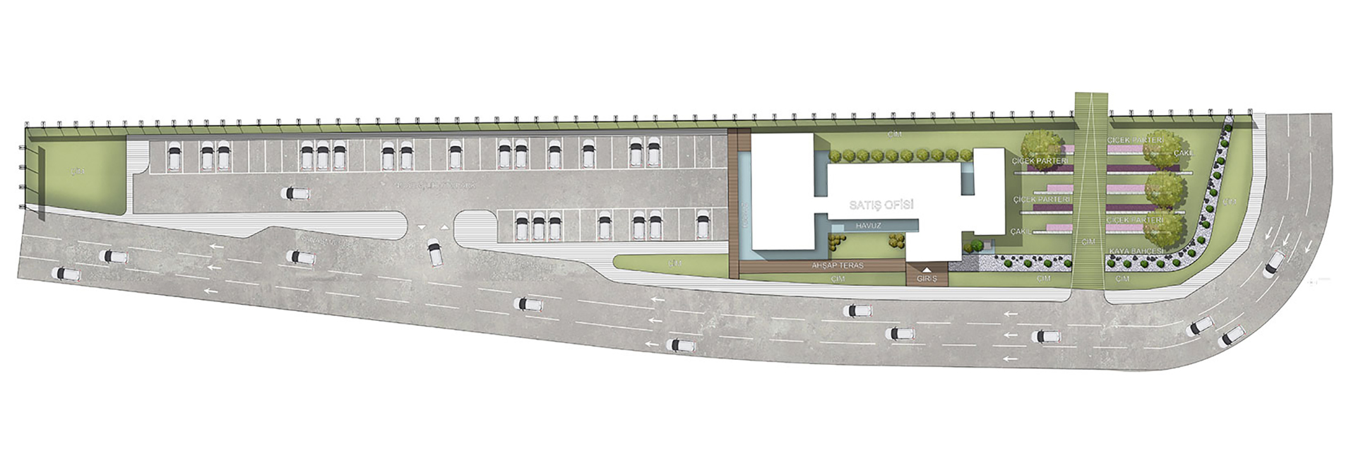 Santra Konut, Ofis ve Çarşı