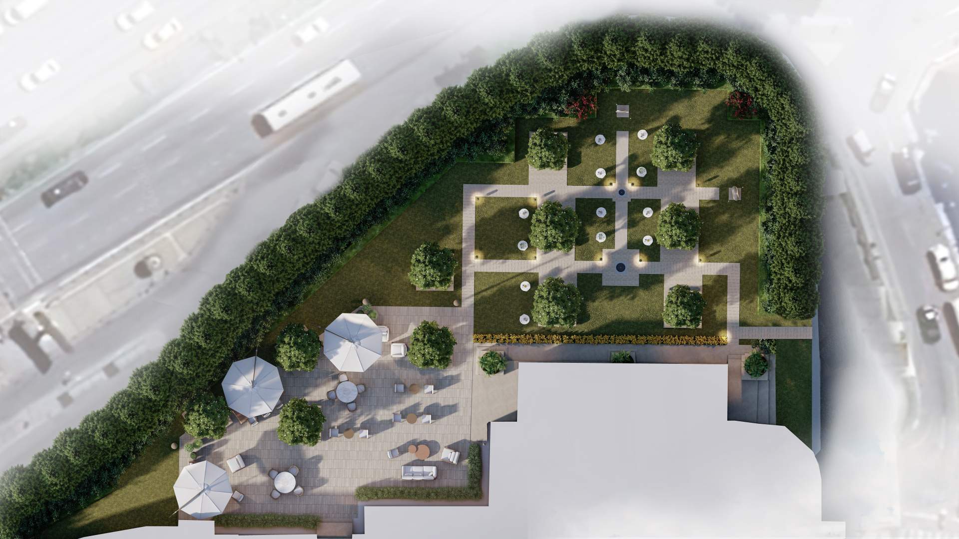 Sheraton Hotel – Backyard Landscape Implementation Project