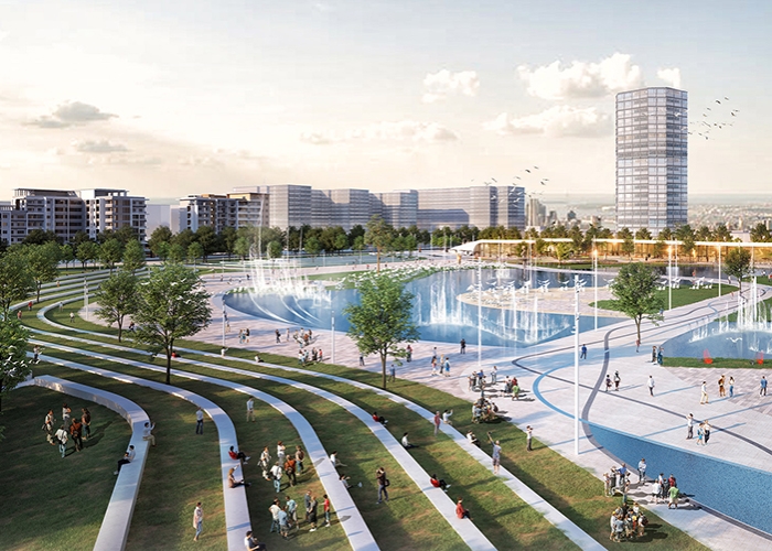 LOT 8 Şehir Parkı ve Metro İstasyonu