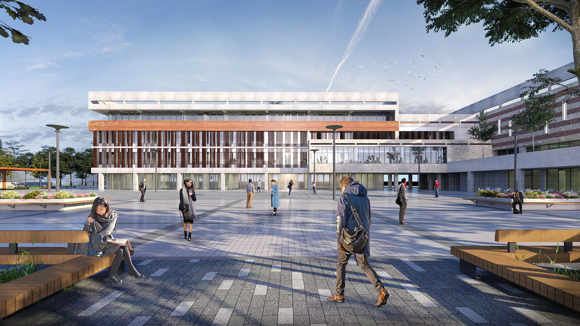 Ağrı Belediye Binası ve Meydanı