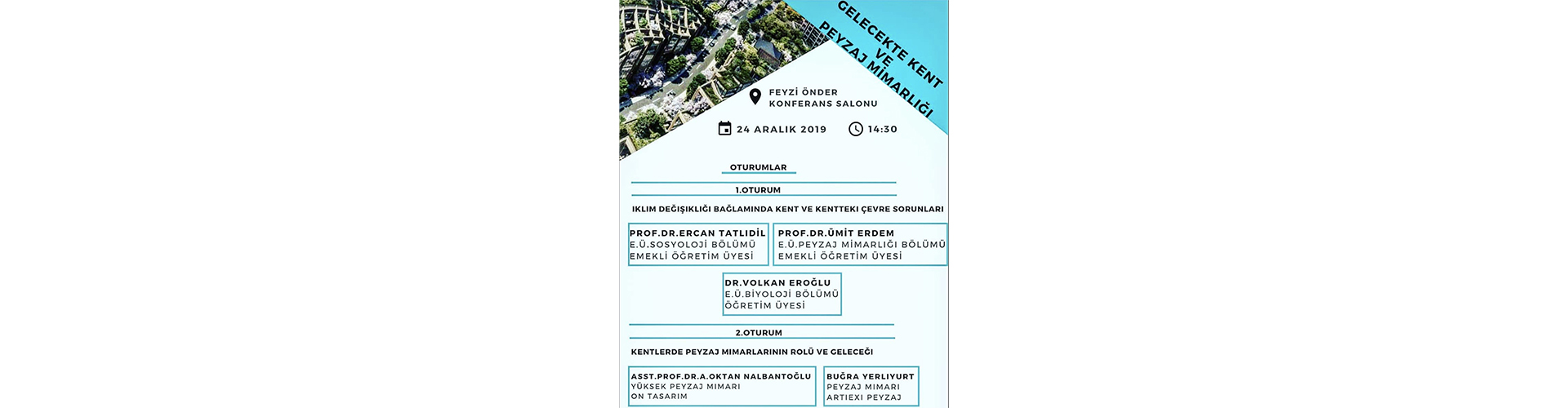 Gelecekte Kent ve Peyzaj Mimarlığı