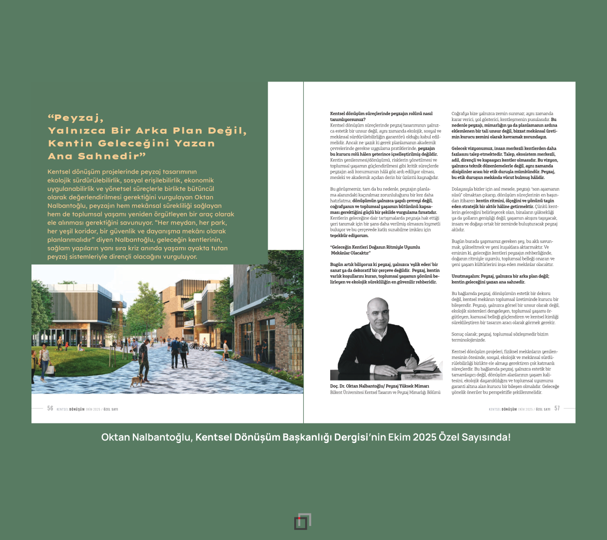 “Landscape Is Not Just a Backdrop: It Is the Main Stage Shaping the City’s Future”