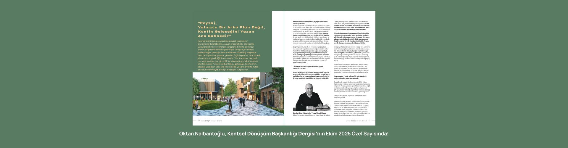 “Landscape Is Not Just a Backdrop: It Is the Main Stage Shaping the City’s Future”